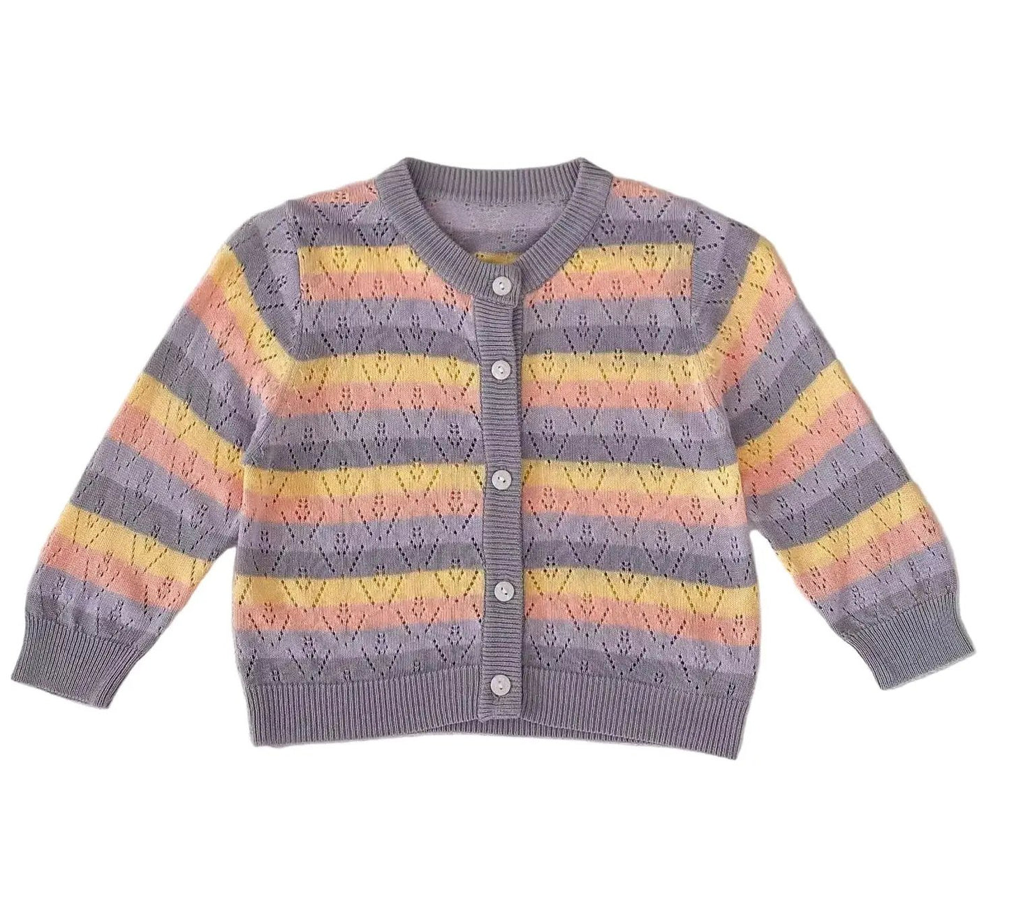 Toddler - Striped Cardigan by Max and Pippa