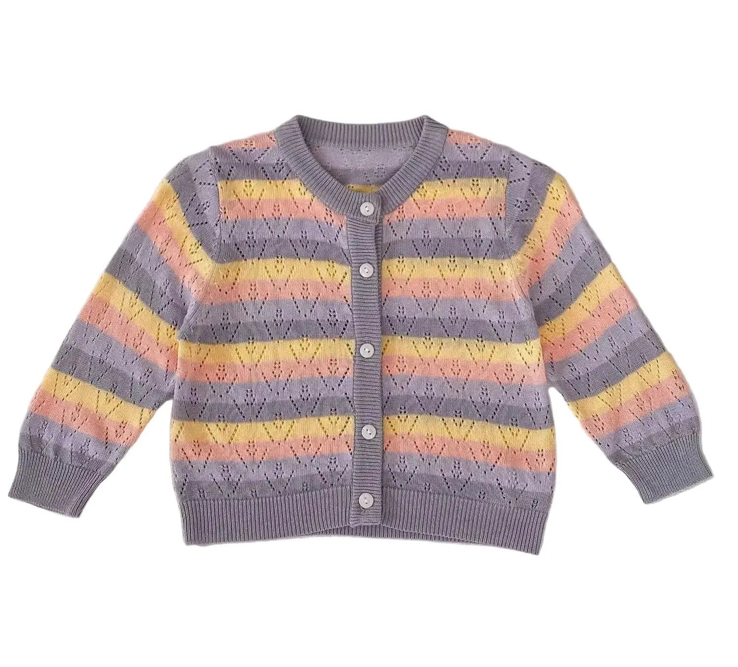 Toddler - Striped Cardigan by Max and Pippa