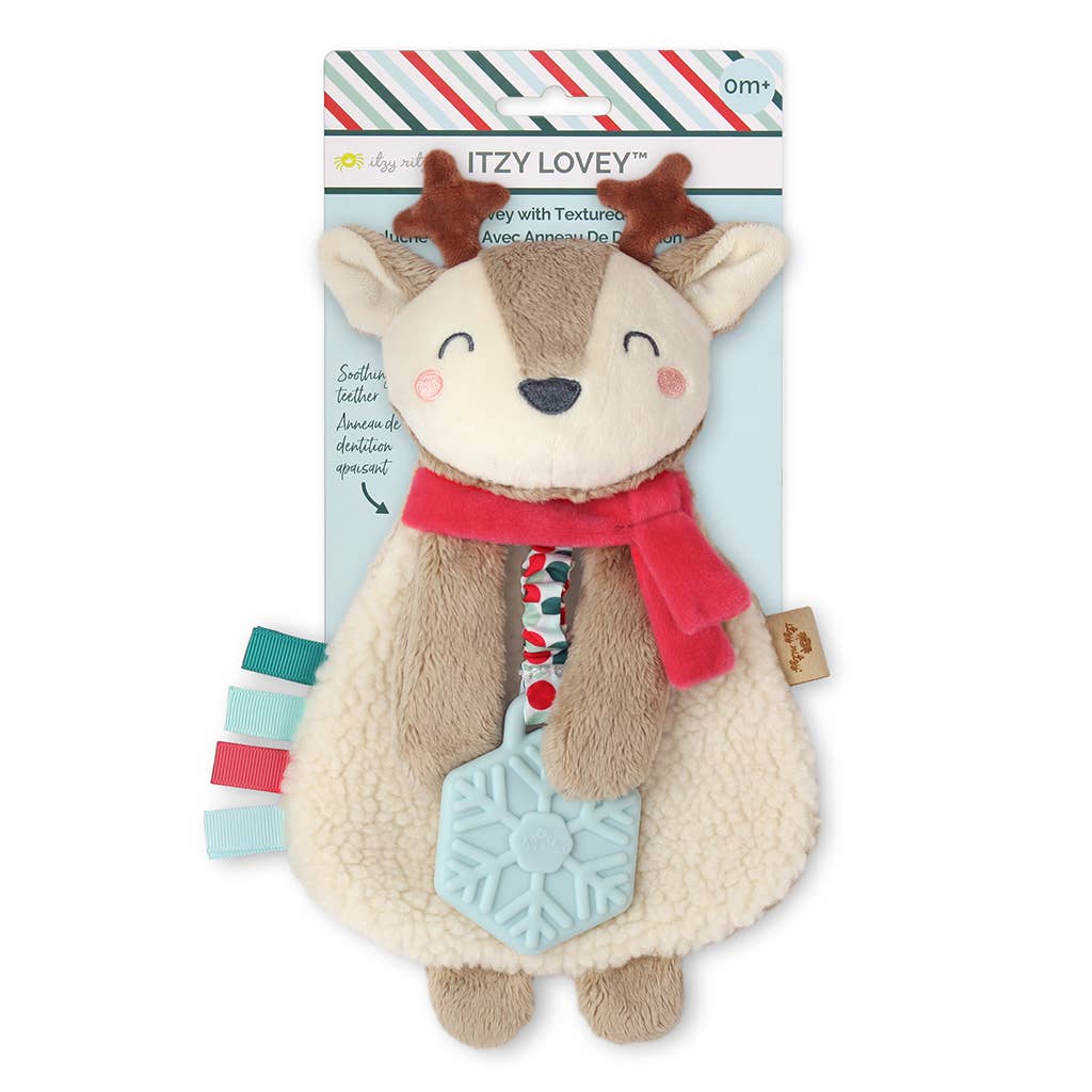 Itzy Ritzy - Holiday Itzy Lovey™ Plush + Teether Toy