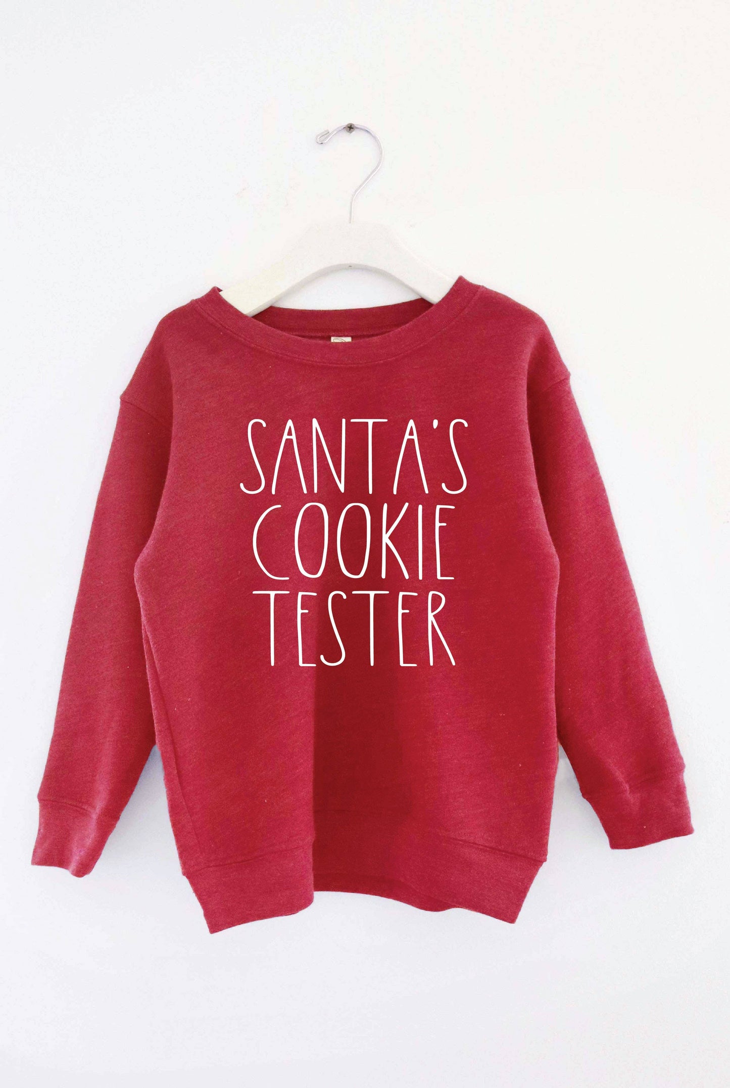 OAT COLLECTIVE - SANTA'S COOKIE TESTER Toddler Graphic Sweatshirt