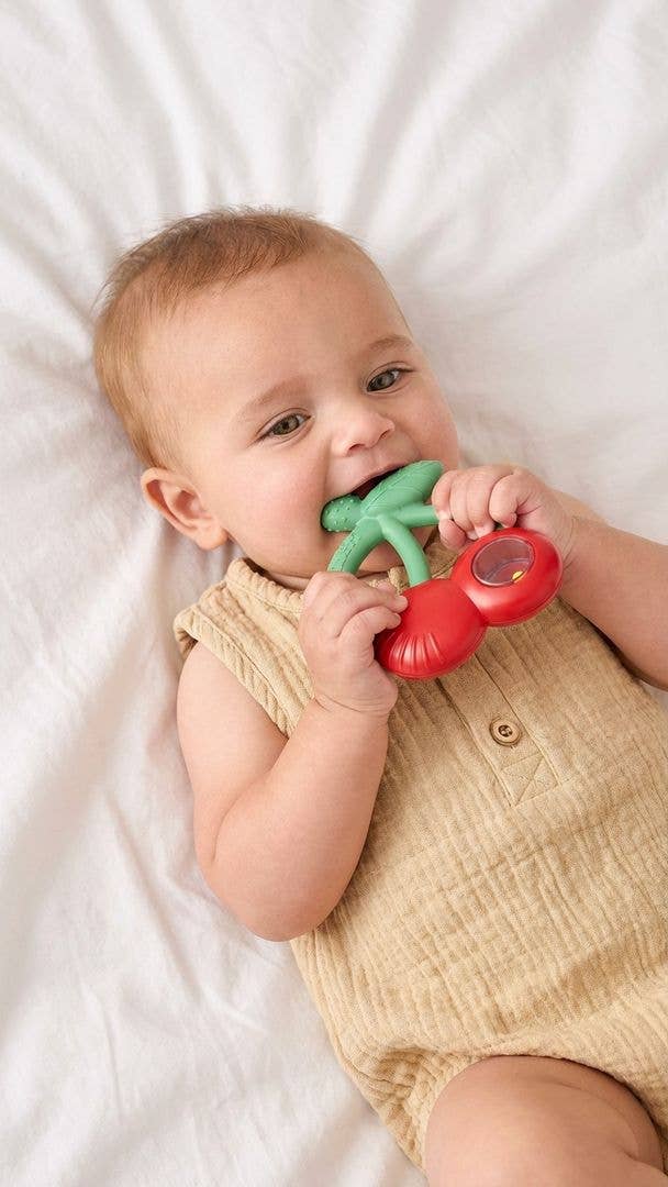 Itzy Ritzy - "NEW" Bitzy Shake™ - Silicone Teether with Rattle
