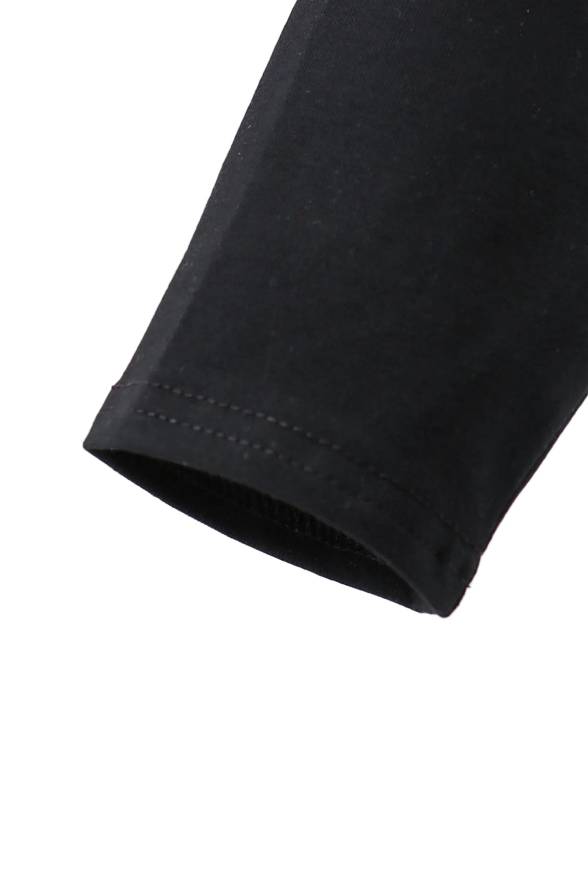 Abby & Evie | Black Spider Embroidery Pocket Striped Tee