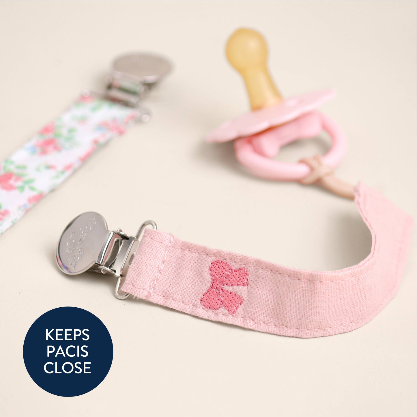 Itzy Ritzy - *NEW* Itzy Clip™ - Fabric Pacifier Strap