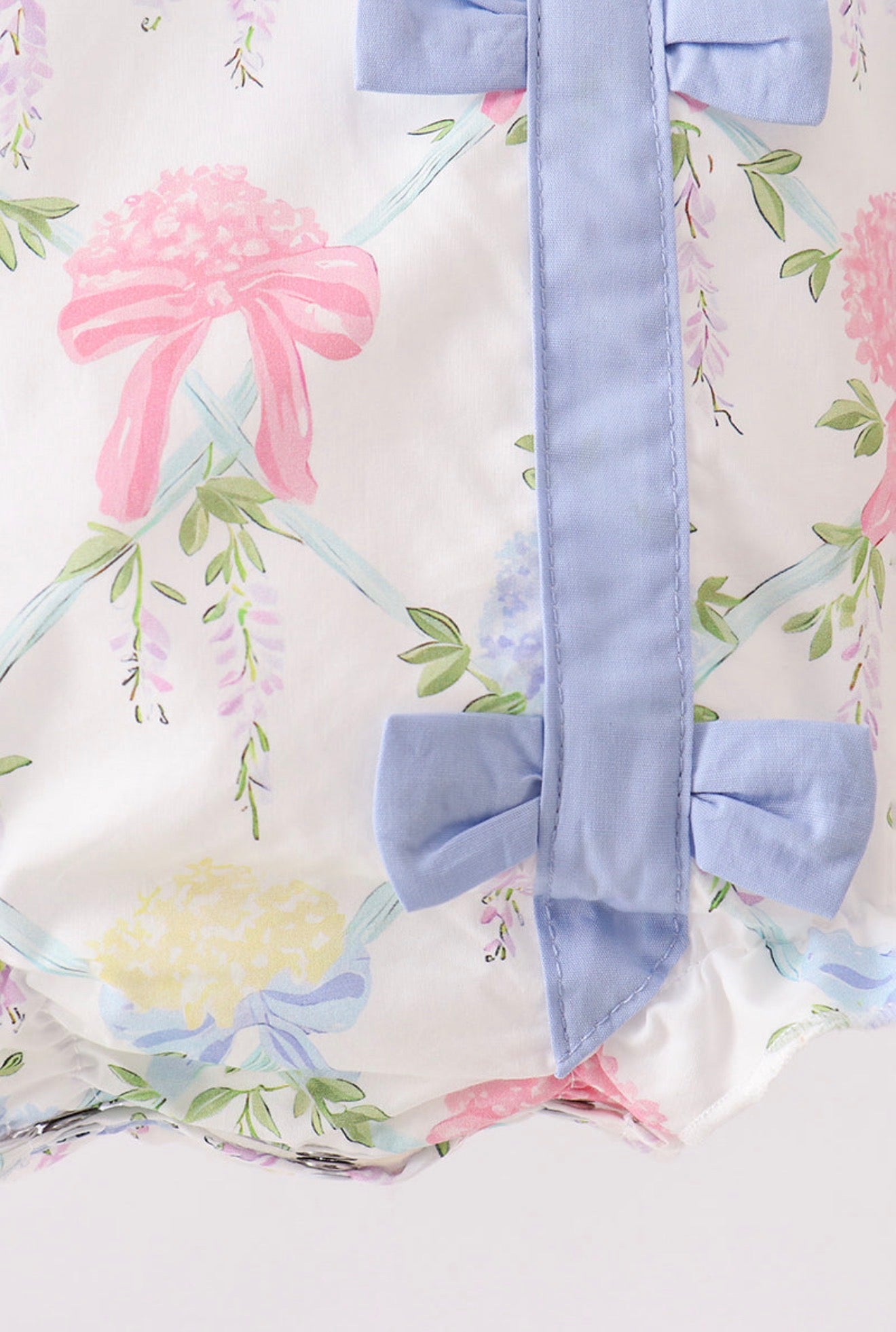 Blue Hydrangea Bow Bubble