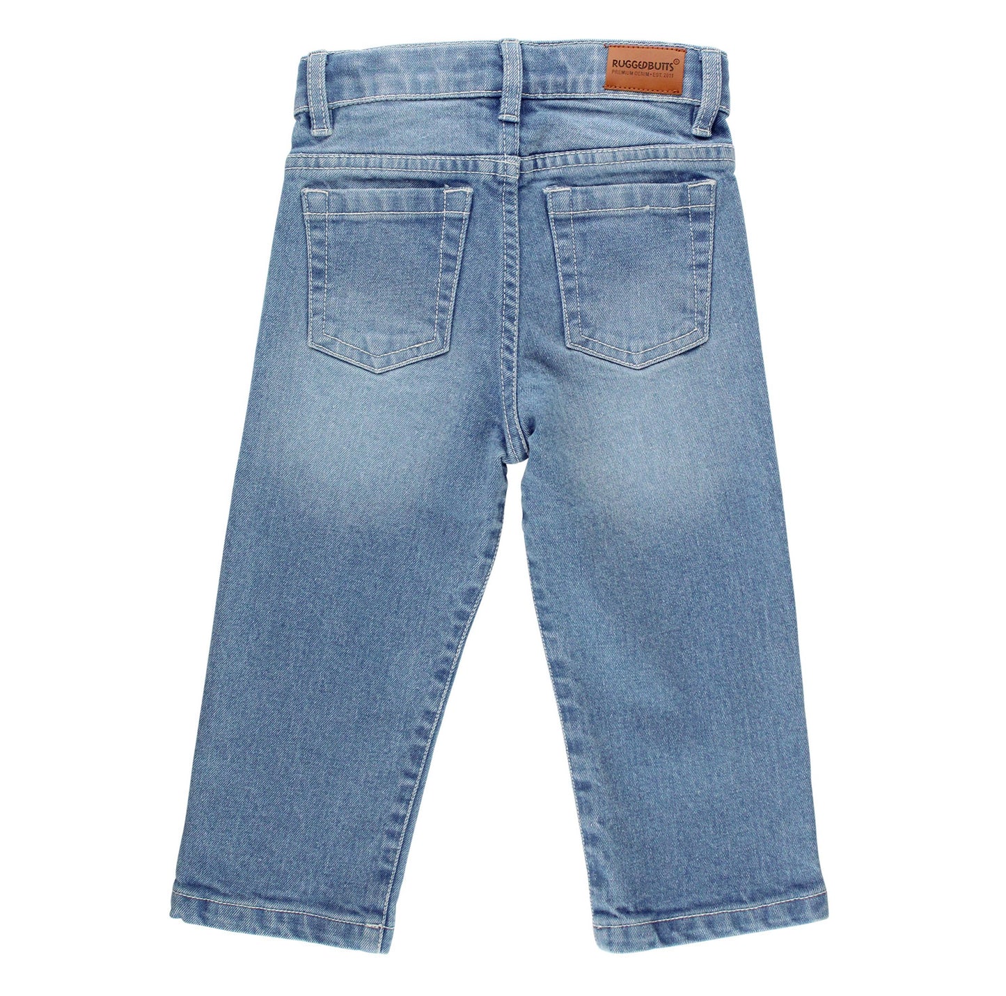 RuffleButts + RuggedButts - Boys Light Wash Denim Denim Jeans