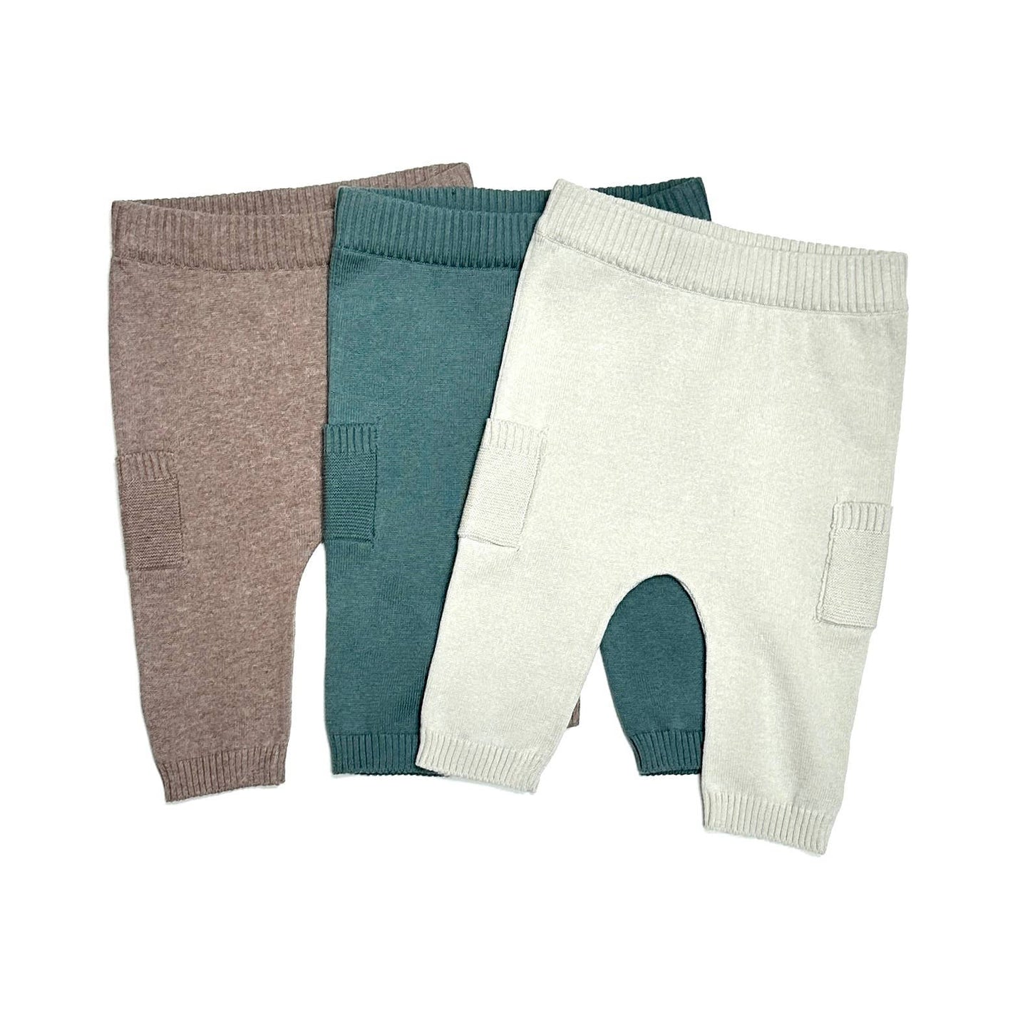 Viverano Organics - Baby Side Pocket Sweater Knit Pants (Organic Cotton)