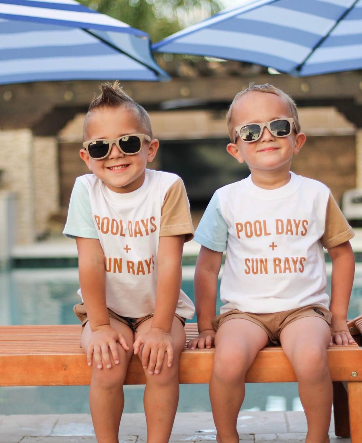 Holland Ave Clothing - Pool Days + Sun Rays | Kids Summer Shirt