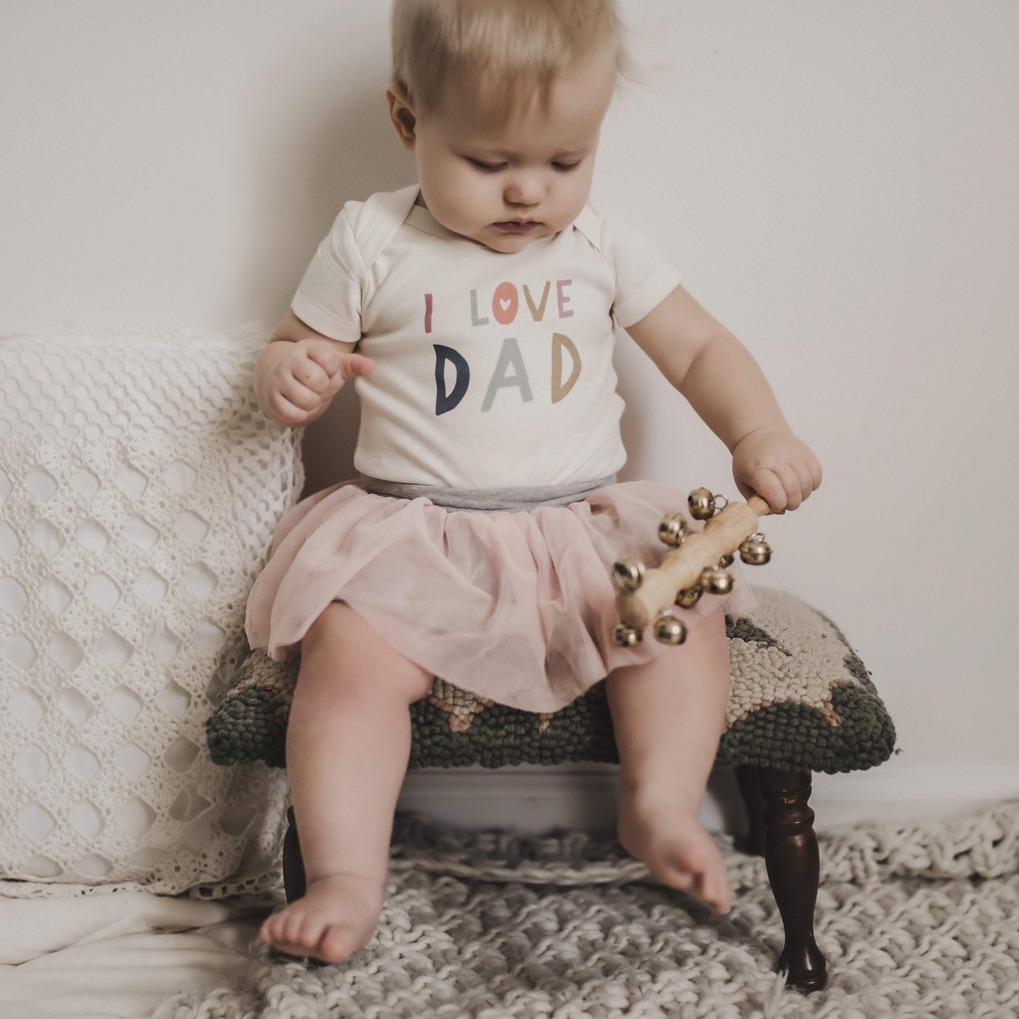 Finn + Emma - organic bodysuit | love dad