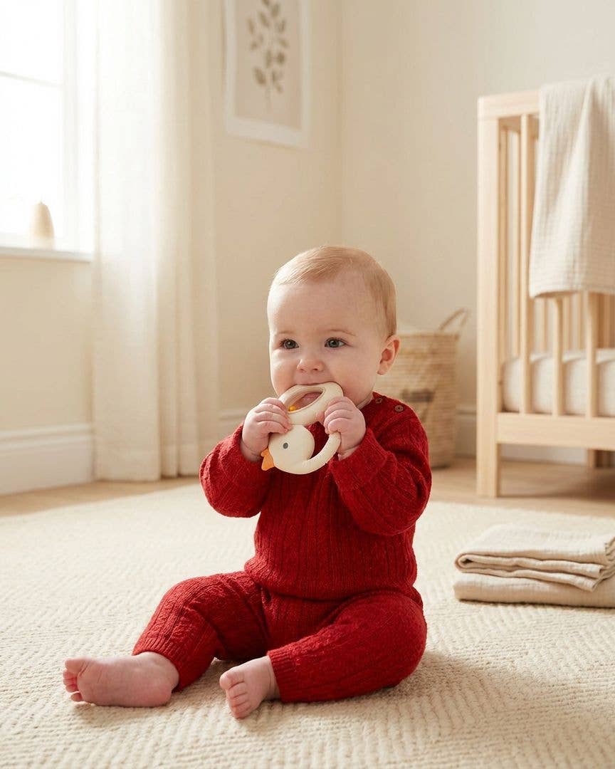 Itzy Ritzy - "NEW" Bitzy Shake™ - Silicone Teether with Rattle