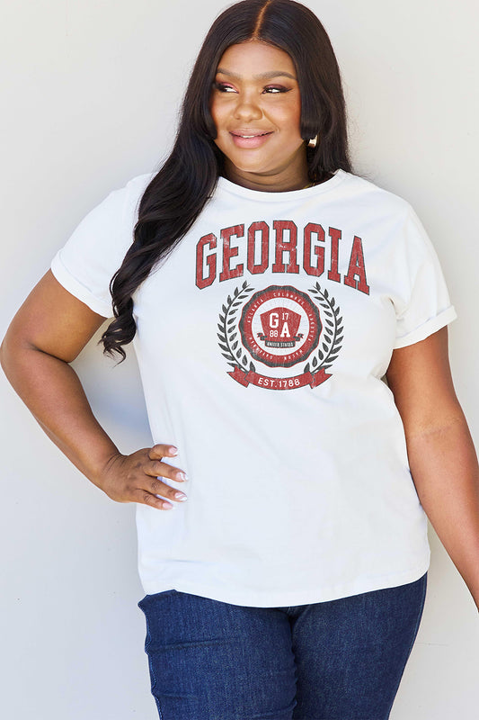 Simply Love Full Size GEORGIA Graphic T-Shirt