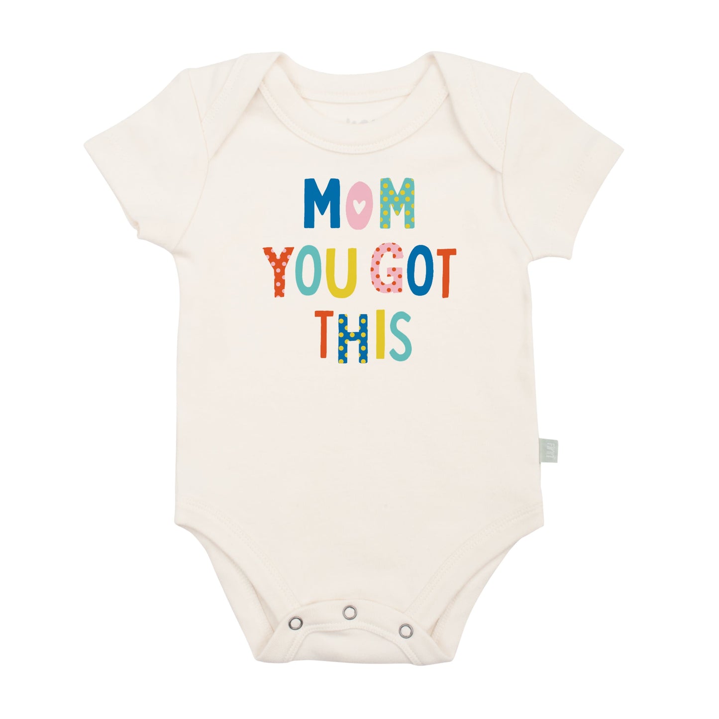 Finn + Emma - organic bodysuit | mom you got this