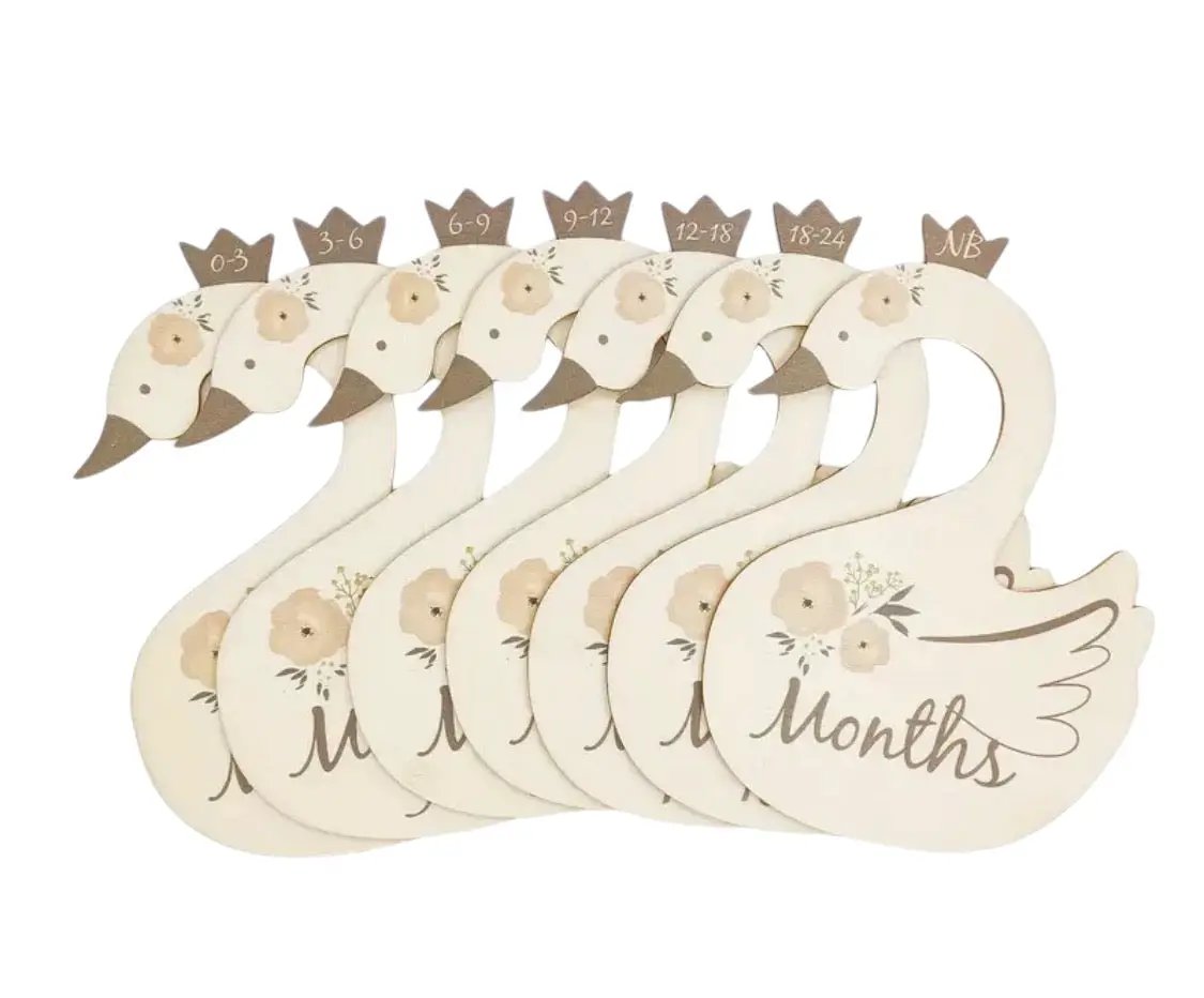 Swan Closet Dividers for Baby by Max and Pippa