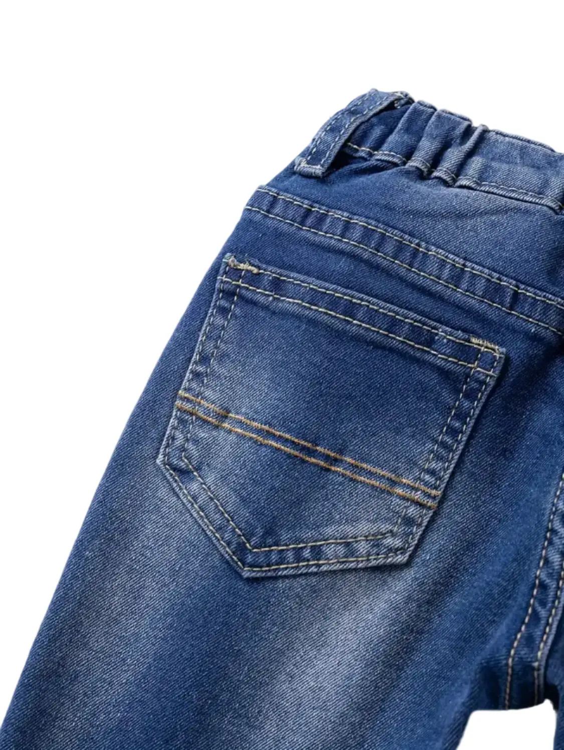 Sample Sale - Boys - Denim Jeans - Dark Blue - Dinosaur Pocket by Max and Pippa