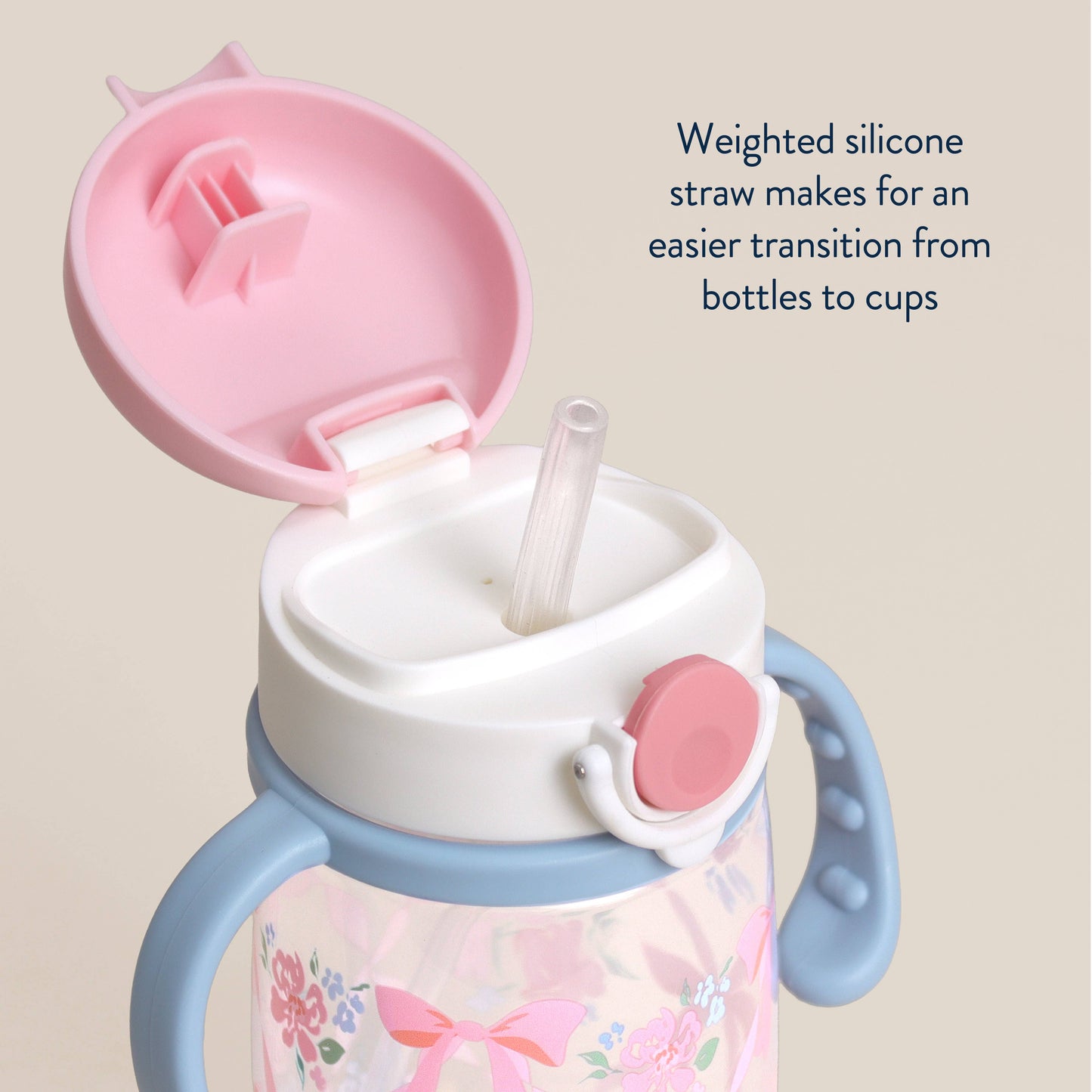 Itzy Ritzy - *NEW* Itzy Sips™ - Straw Cup With Snap-Close Lid