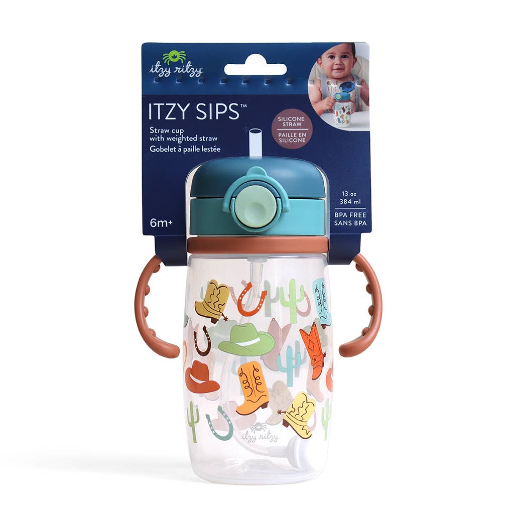 Itzy Ritzy - *NEW* Itzy Sips™ - Straw Cup With Snap-Close Lid