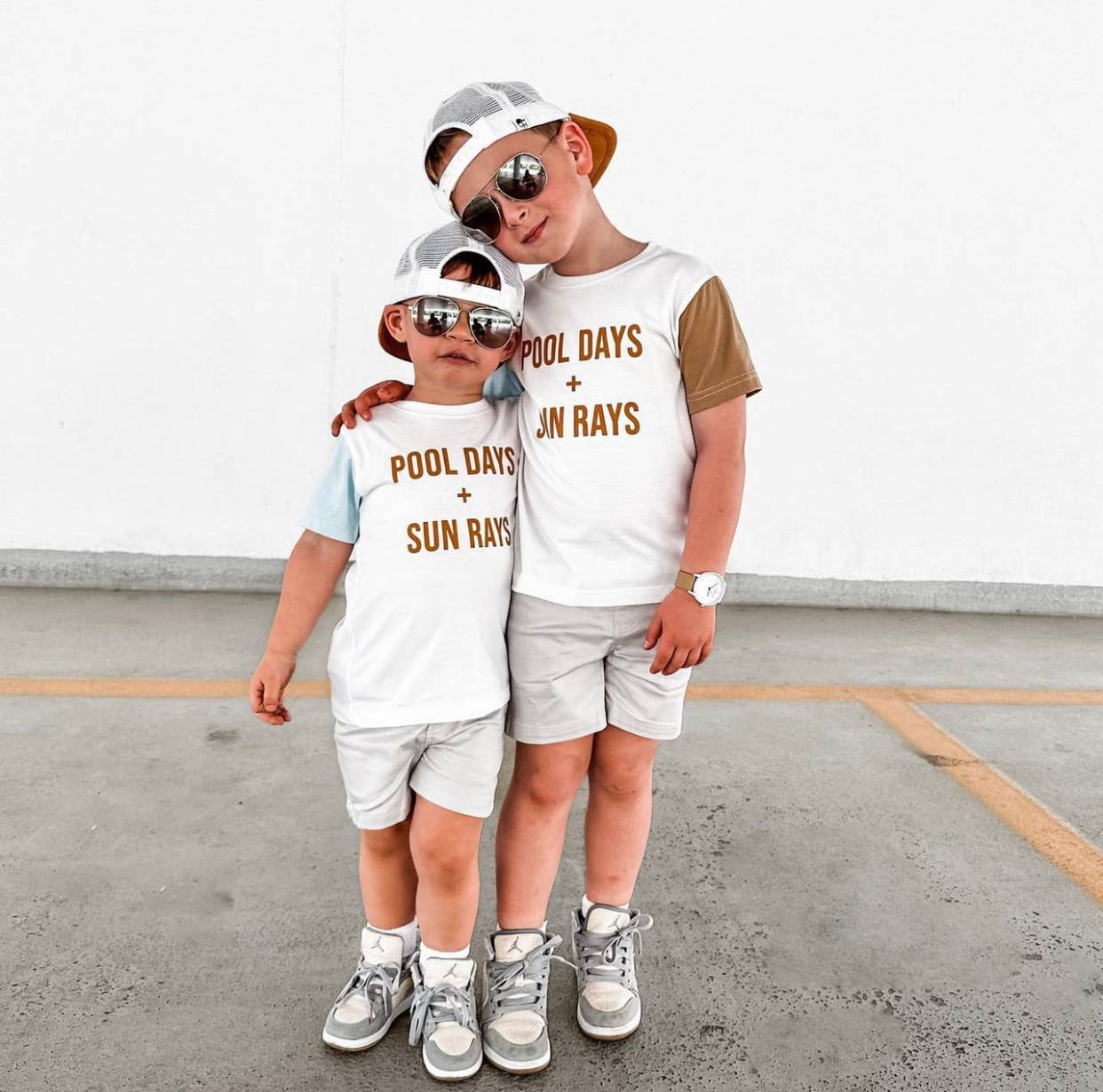 Holland Ave Clothing - Pool Days + Sun Rays | Kids Summer Shirt