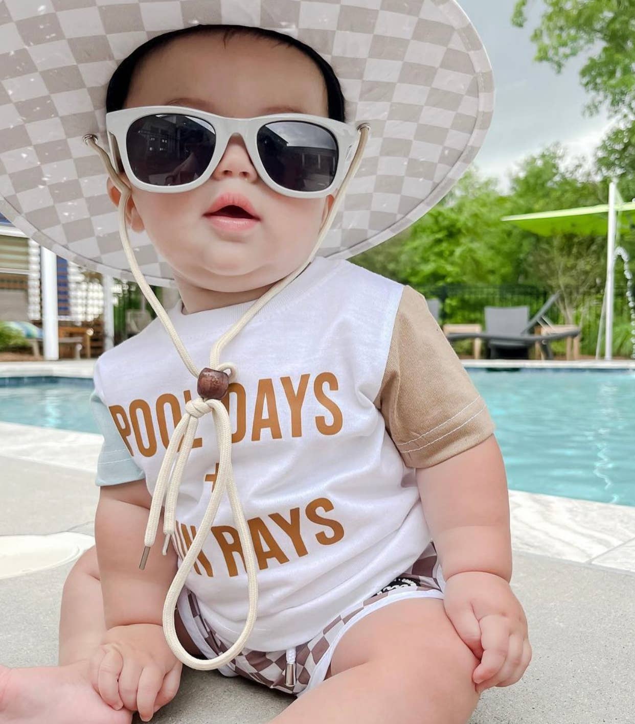 Holland Ave Clothing - Pool Days + Sun Rays | Kids Summer Shirt