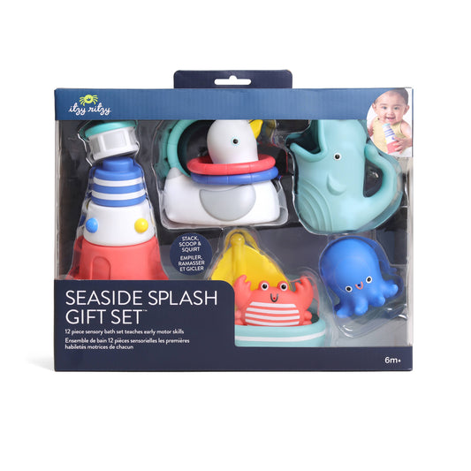 Itzy Ritzy - Seaside Splash Gift Set™ Bath + Water Toy