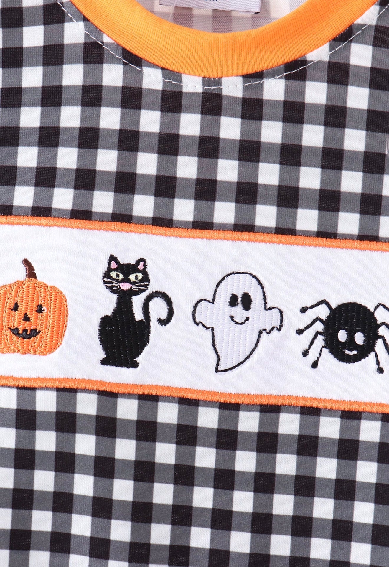 Abby & Evie | Embroidered Baby Halloween Romper