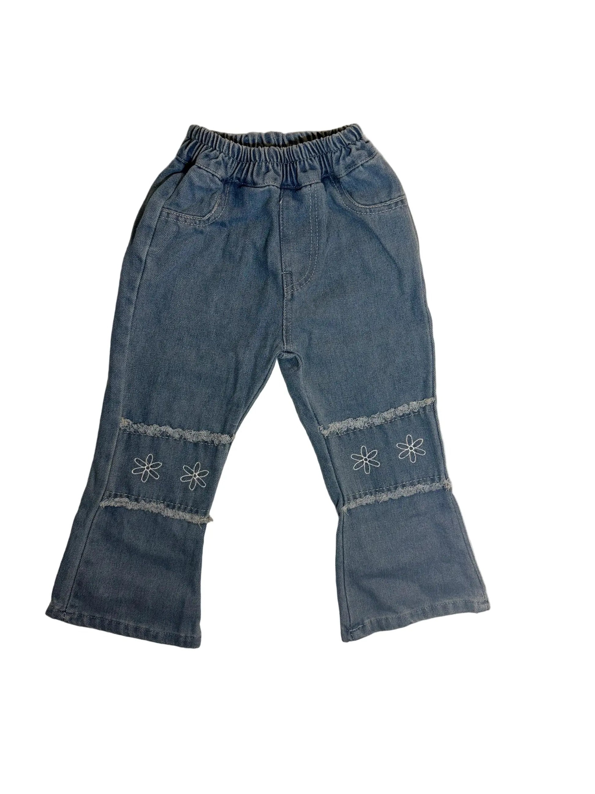 Little Girl Ditzy Jeans by Max and Pippa