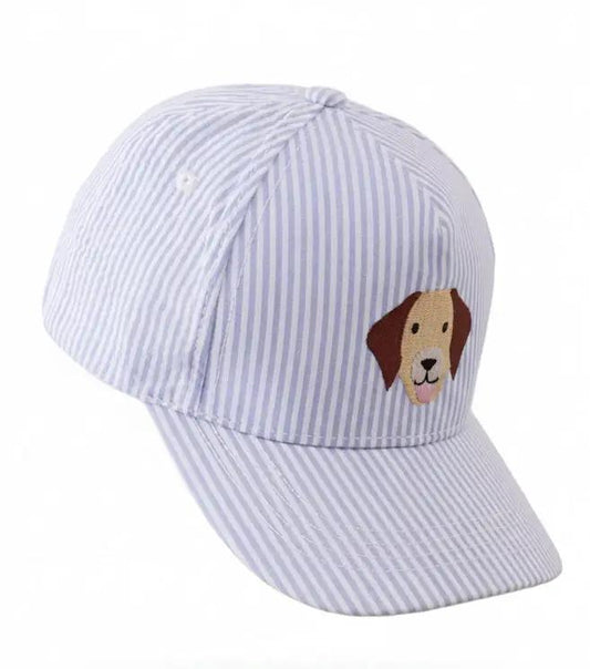Kids Puppy Seersucker Hat by Max and Pippa