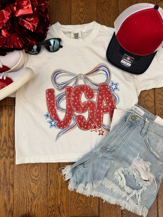 Adult Spangled USA Tee