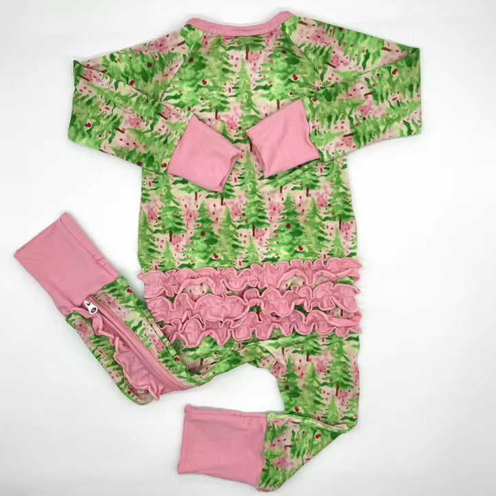 Max And Pippa - Pink Trees - Bamboo Sleeper