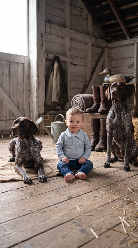 Max and Pippa | The Pointer Collection Baby Polo Bubble