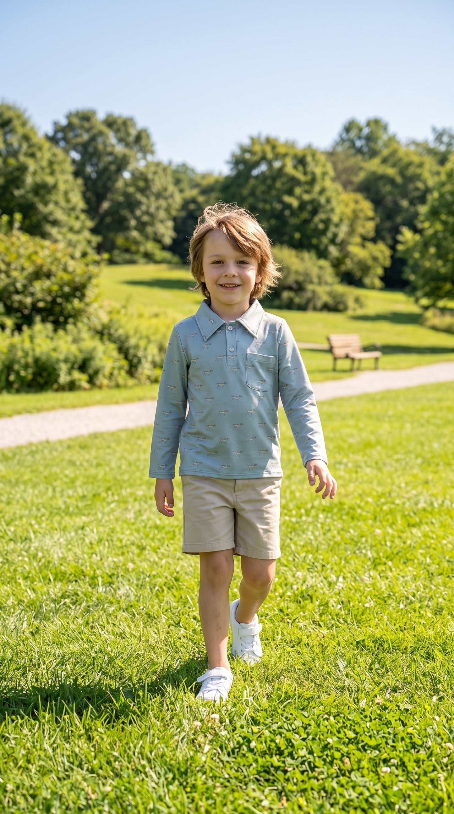 Max and Pippa | The Pointer Collection - Boys & Toddler Long Sleeve Polo
