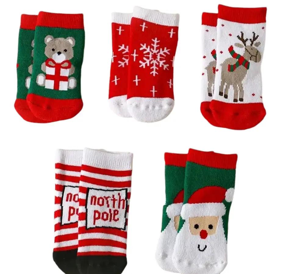 Baby Christmas Socks (5 per pack) by Max and Pippa
