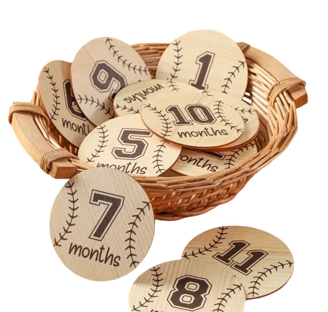 Baseball Monthly Milestones by Max and Pippa