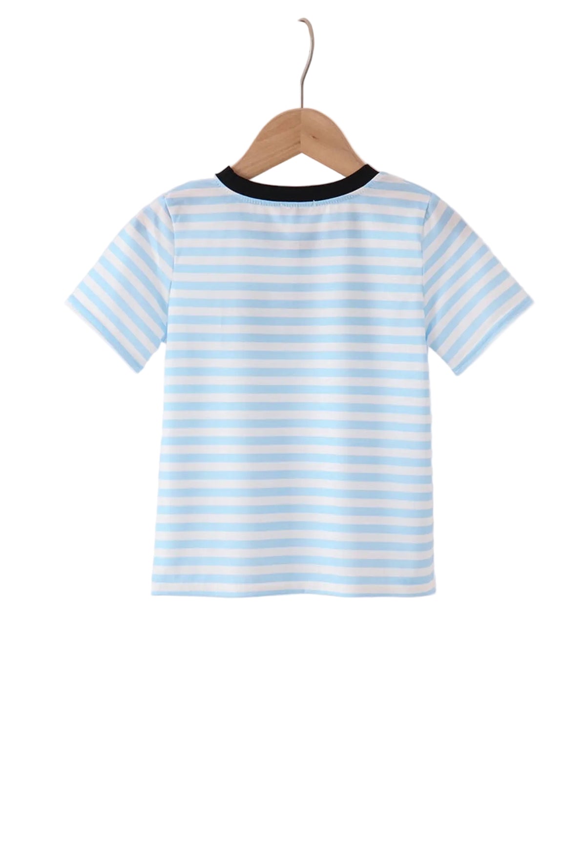 Abby & Evie | Ghost Embroidered Stripe Top