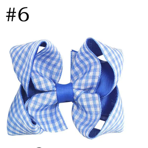 Max and Pippa - 3'' Gingham Boutique Hair Bows