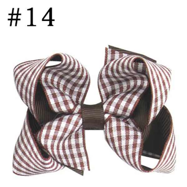 Max and Pippa - 3'' Gingham Boutique Hair Bows