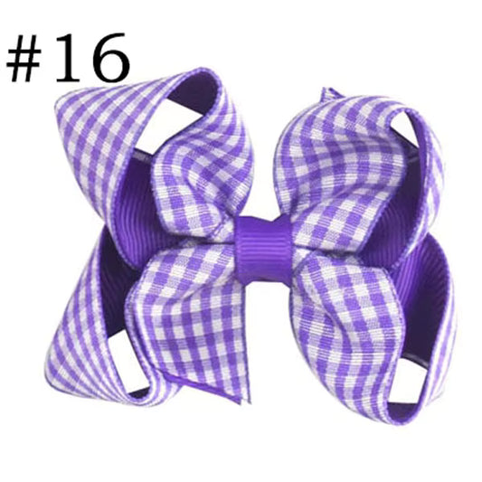 Max and Pippa - 3'' Gingham Boutique Hair Bows
