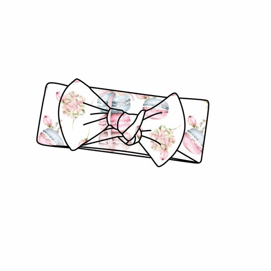 Max and Pippa - Girly Macarons Bamboo Knotted Bow