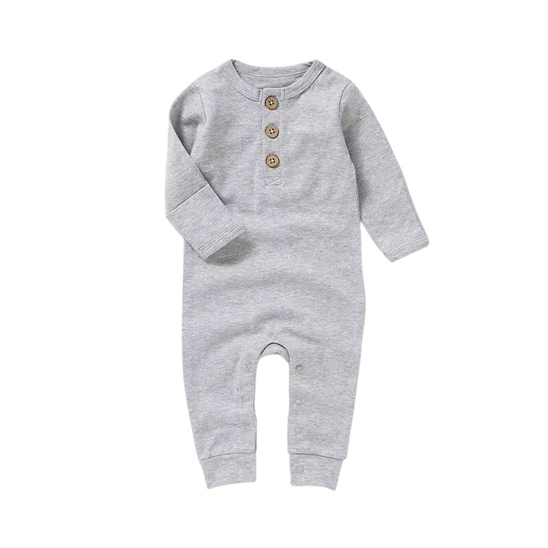 Max and Pippa - Organic Cotton Henley Romper