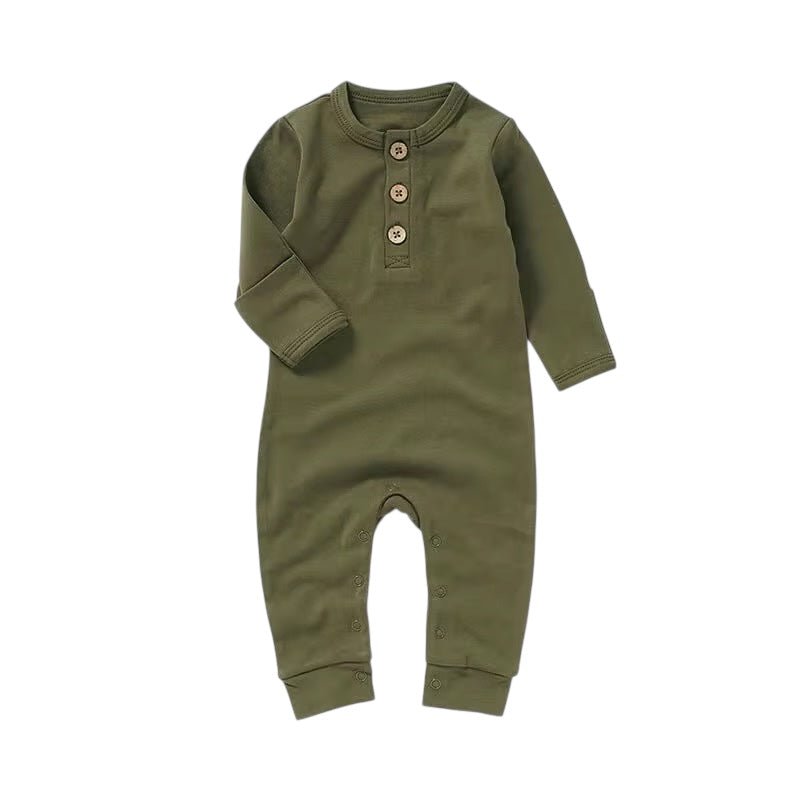 Max and Pippa - Organic Cotton Henley Romper