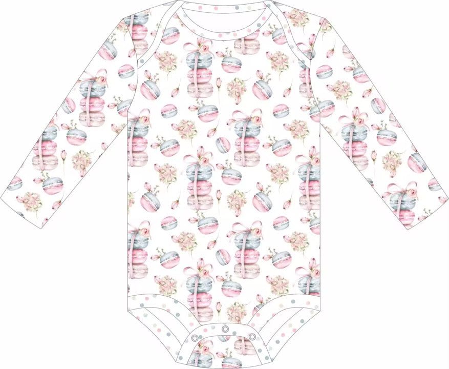 Max and Pippa - Bamboo Long Sleeve Onesie