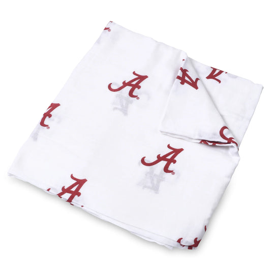 Three Little Anchors - University of Alabama Swaddle Blanket