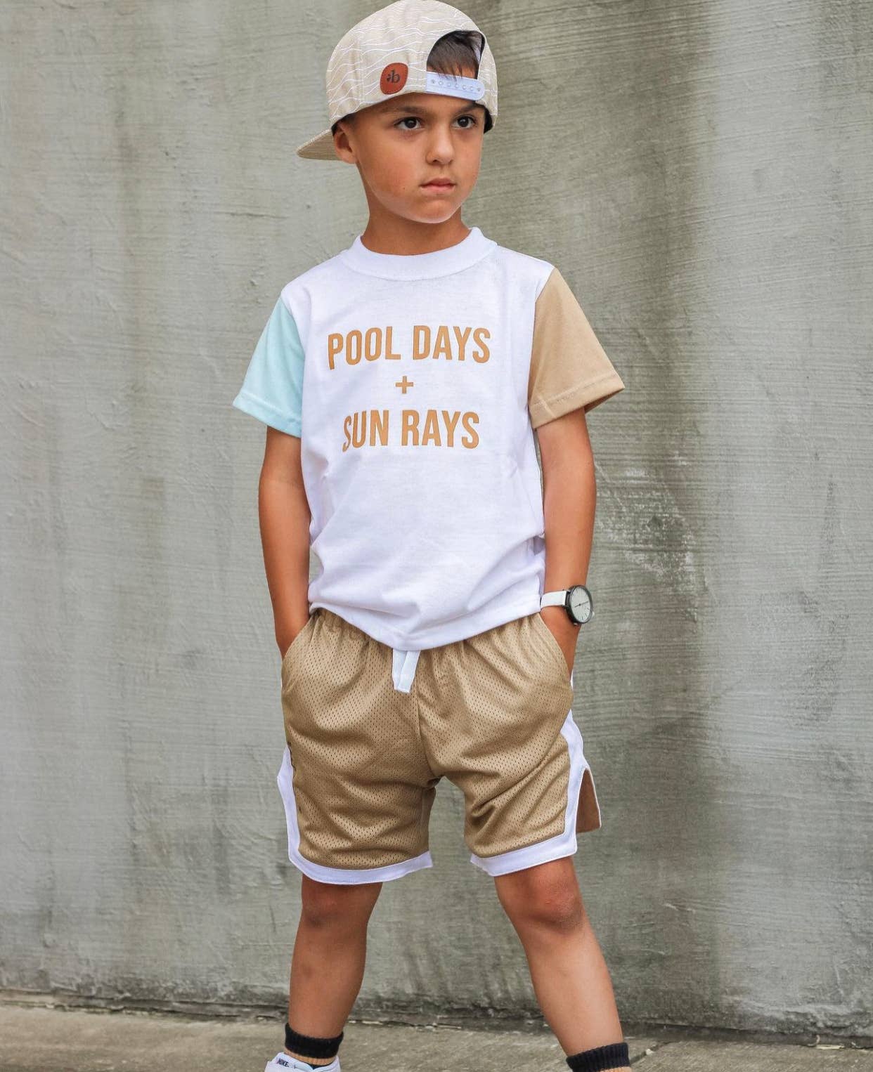 Holland Ave Clothing - Pool Days + Sun Rays | Kids Summer Shirt