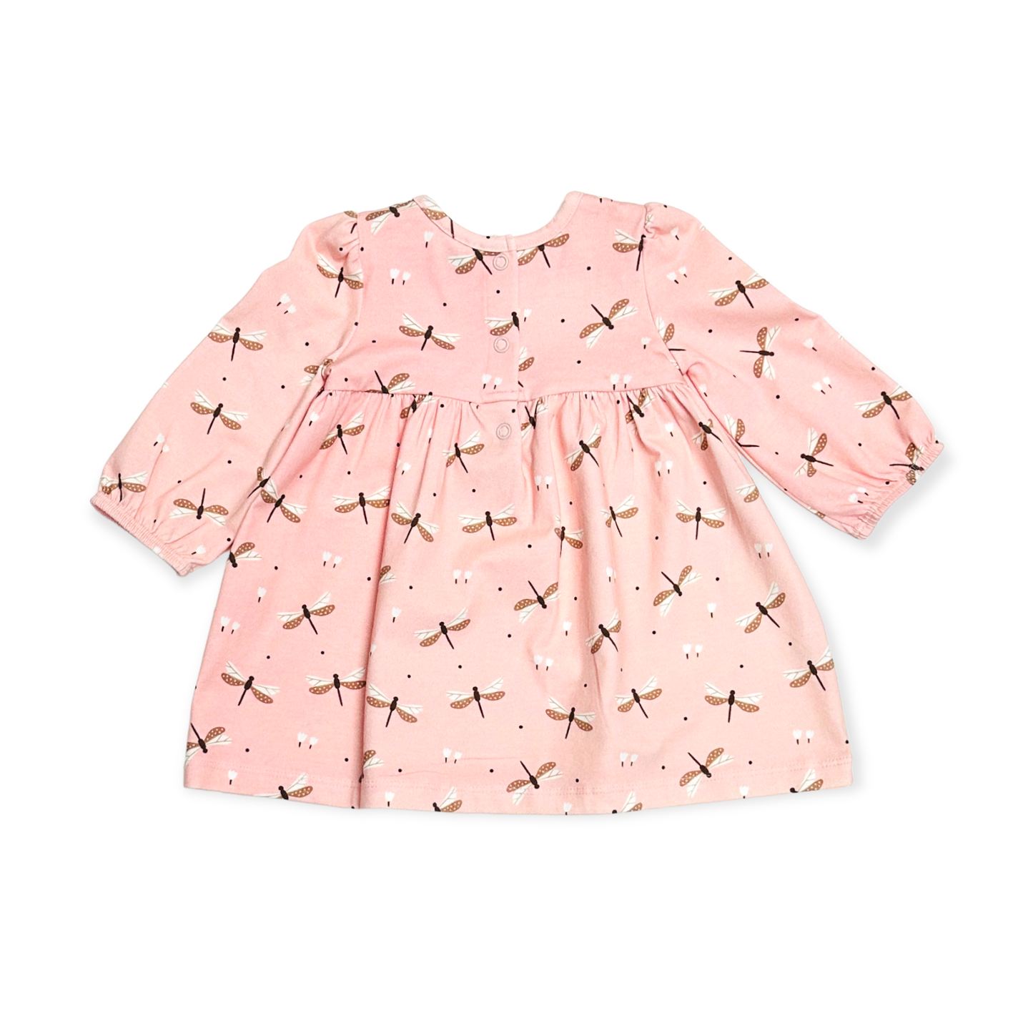 Viverano Organics - Dragonfly Flare Baby Dress + Bloomer SET (Organic Jersey)