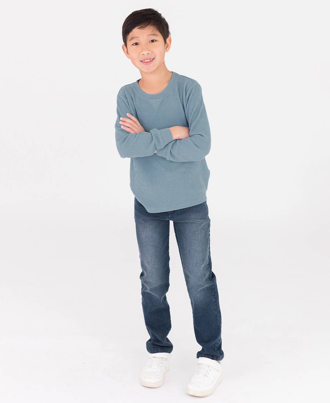 RuffleButts + RuggedButts - Boys Medium Wash Denim Denim Jeans