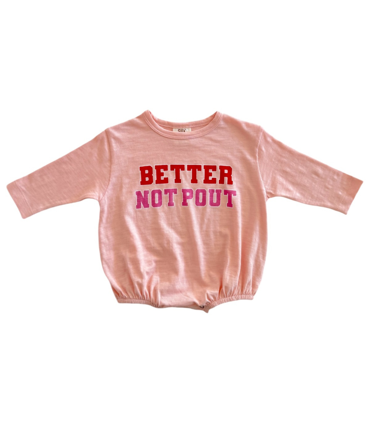 SIIX Collection - Better Not Pout / Organic Long Sleeve T-Shirt Bubble