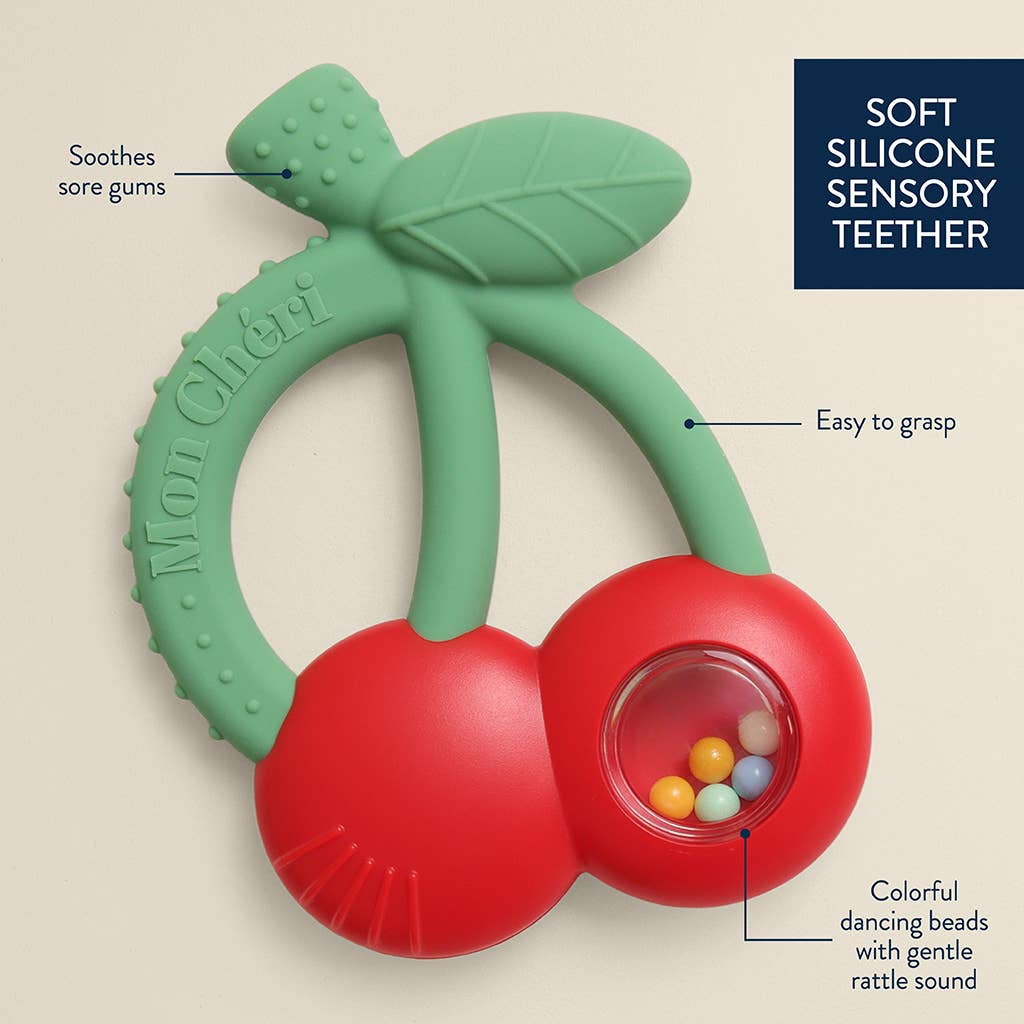 Itzy Ritzy - "NEW" Bitzy Shake™ - Silicone Teether with Rattle
