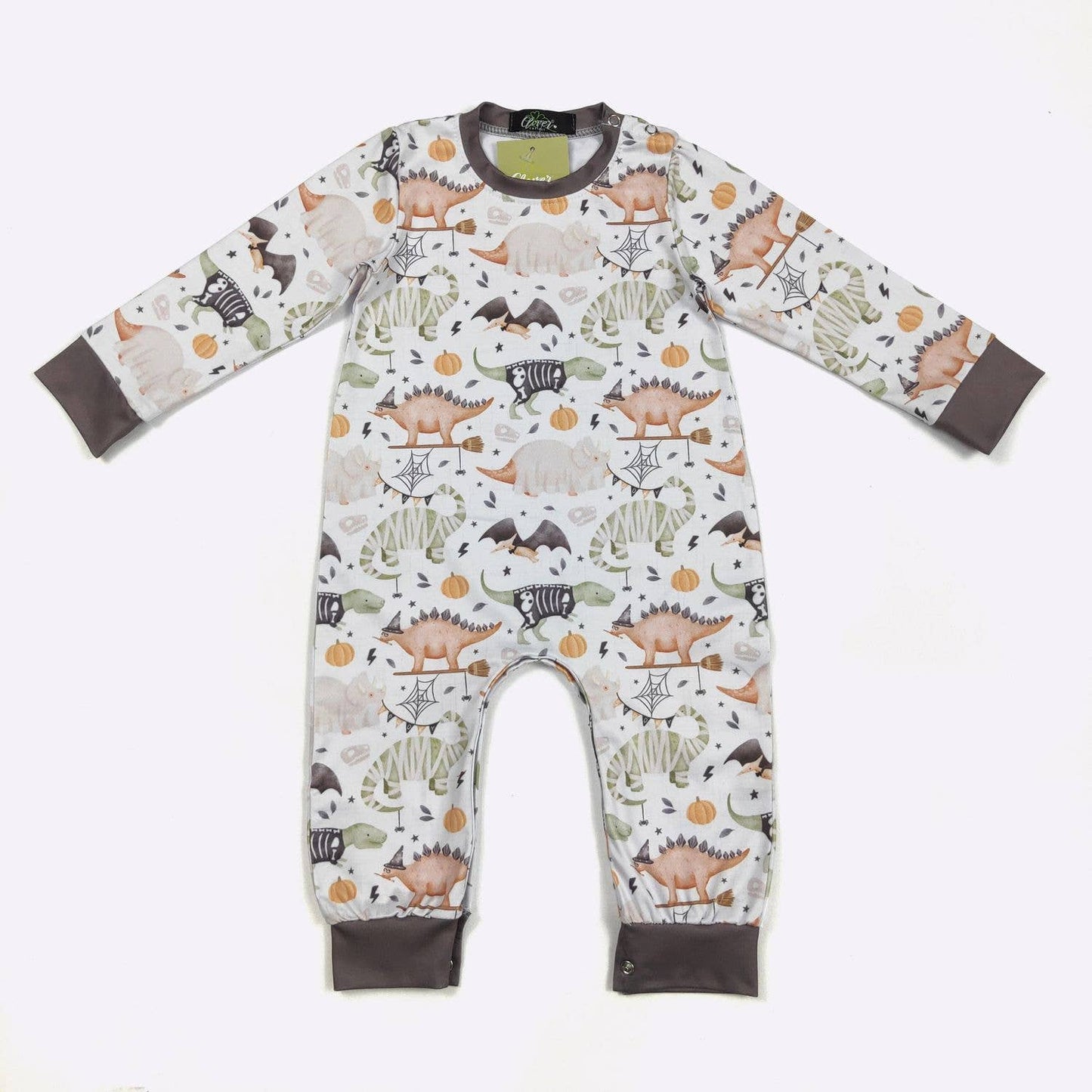 Clover Cottage - Spooky Dino Boy Romper