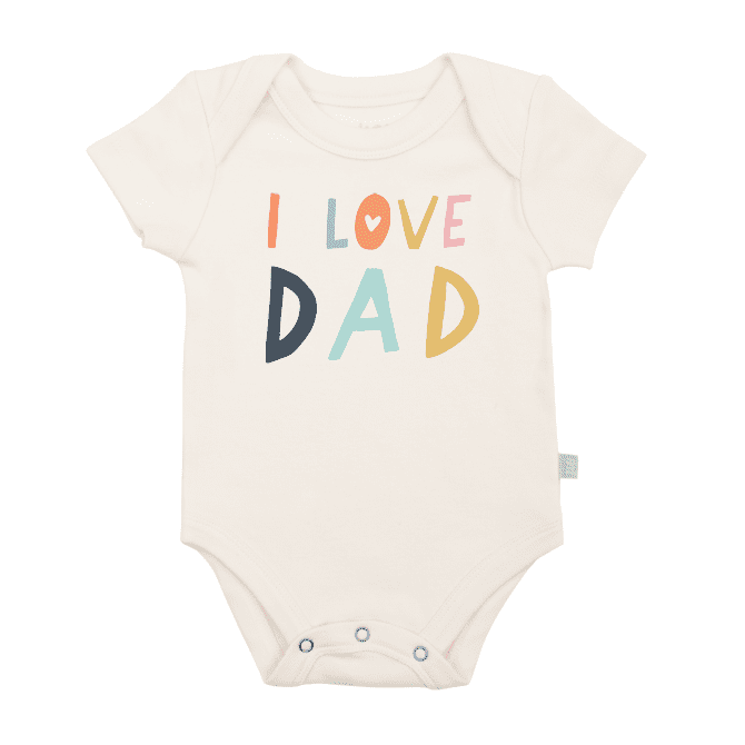 Finn + Emma - organic bodysuit | love dad