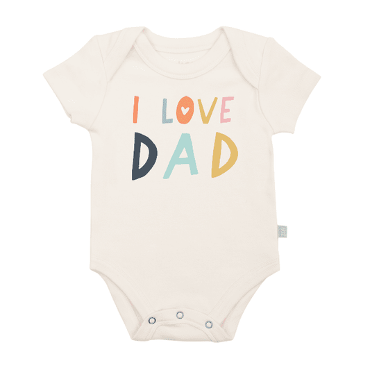 Finn + Emma - organic bodysuit | love dad
