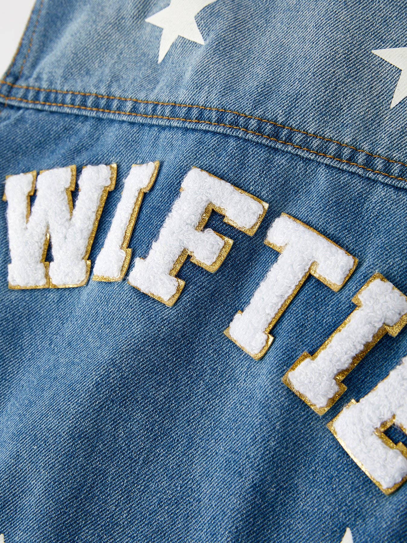 Rylee Faith Designs - “SWIFTIE” Girls Denim Vest