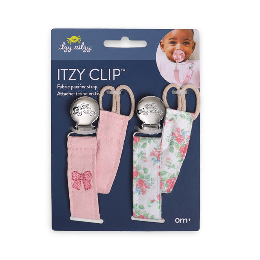 Itzy Ritzy - *NEW* Itzy Clip™ - Fabric Pacifier Strap